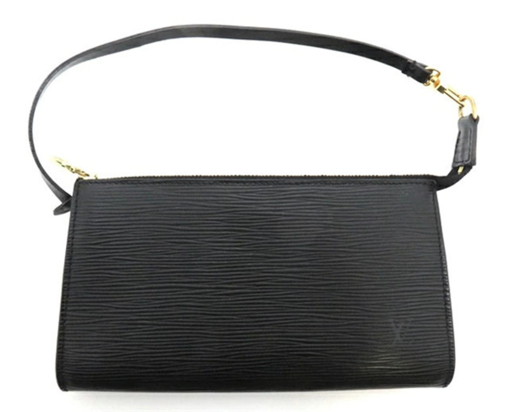 LOUIS VUITTON Bag Pochette Accessoires Pouch Clutch handle Epi Leather